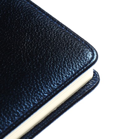 Deliciper is low, PVC cover, A5 format, 140 l, cell, metallic blue-5