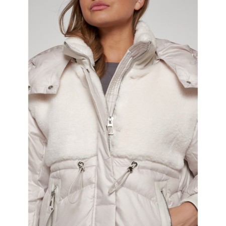 Winter jacket, size 44, beige color-11