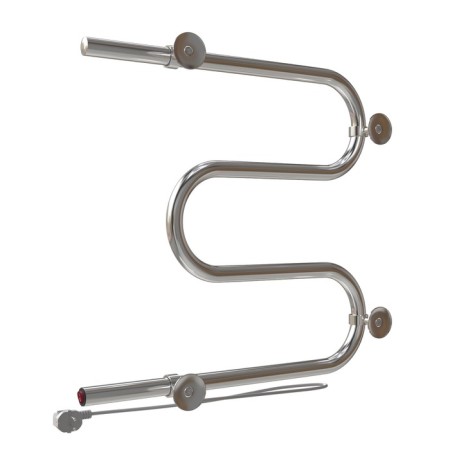Electric towel "Sanprise" M-shaped, 500x500 mm, side connection, chromium-3