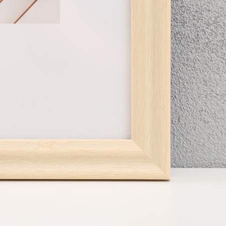 Photo frame Plastic "Mira" 21x29.7 cm, (A4) 640246-A4, beige (plastic screen)-1