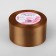 Satin tape, 50 mm × 23 ± 1 m, brown color No. 142