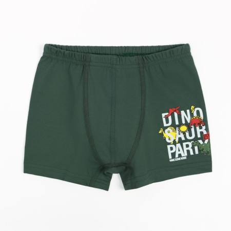 Coward cowards for a boy, dark green color, Dinosaur Party, height 152