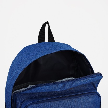 School backpack from lightning textiles, Fulldorn, 2 pockets, blue color-5
