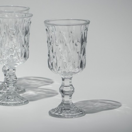 A set of fuepers "Aphrodite", glass, d = 8 cm, h = 16 cm, 210 ml, 6 pcs-1