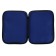 Folder with handles Textile A4, 350 x 270 x 20 mm, calligrata "Office", nylon 600D, two -color Kant, blue