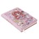 Gift notebook, A6+, 100 sheets, color block, with a curly knife, PVC cover, "Anime", mix