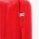 Big suitcase 28 ", lightning department, code castle, 4 wheels, red color