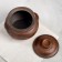 A baking pot with a lid "Loli", smooth, red clay, 0.6 l