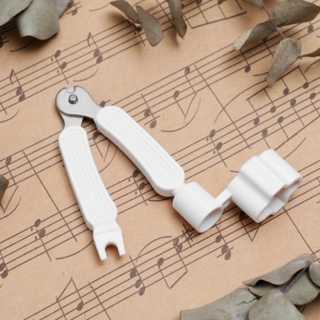 Winding machine 3B1 Music Life, winding, eating, cutting strings, white-1