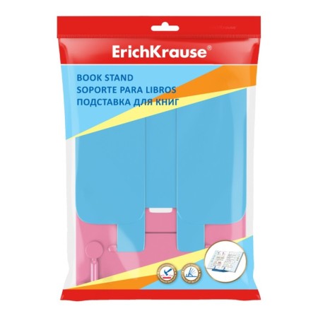 Erichkrause Bubble Gum book, flavored plastic, pink with a blue holder-1