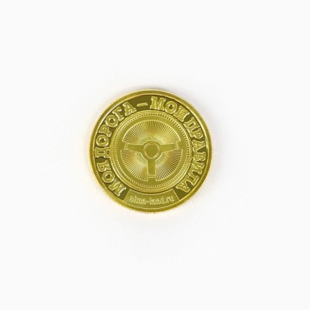 Coin "The best driver", d = 2.2 cm-4