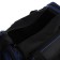 Road bag with lightning, 3 outer pockets, long belt, black/blue color