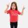T-shirt Children's KAFTAN "Papina Daughter" R.36 (134-140), Red