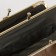 Cosmetic bag on farmar, 2 departments, brown color