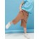 Bridges for boys, height 86 cm, brown color