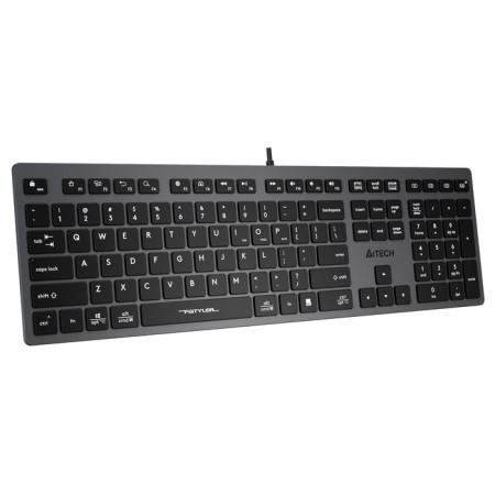 Keyboard A4Tech FSTYLER FX50 Gray USB Slim Multimedia (FX50 GREY)-8