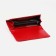 Women's wallet on magnets, red color