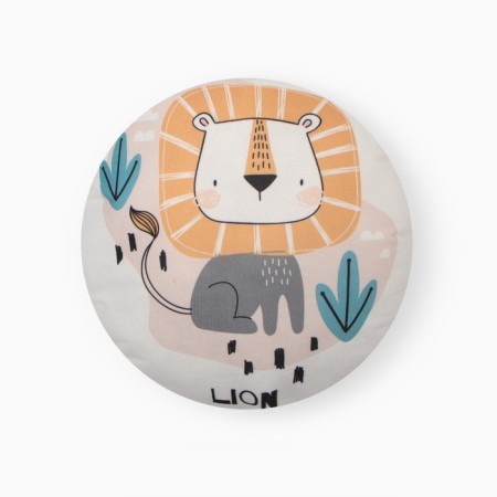 Decorative Ethel Pillow "Lion" d 30 cm, velor 100% p/e