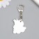 Acryl keychain "Sleeping Unicorn on the Cloud" 3.8x3.6 cm