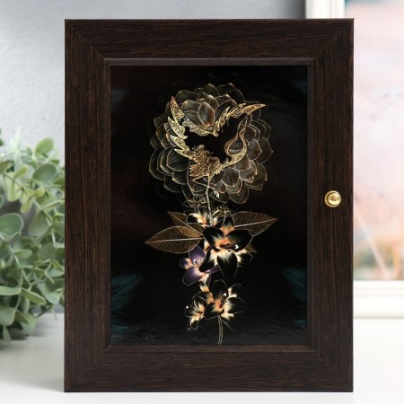 Key "Crane" 17x22 cm, wenge