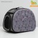 A folding bag-car with a separate entrance, EVA material, 43.5 x 28 x 33 cm, gray