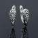 Schwenzes "curls", silver color