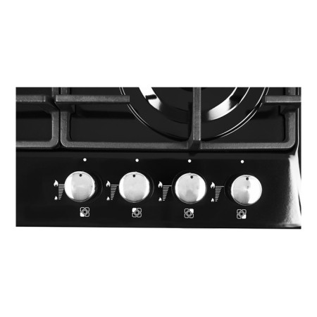 Hon surface NordFrost HS 6043 b, gas, 4 burners, black-4