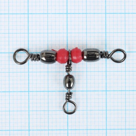 Triple swivel, 8 x 10 mm, 5 pcs.-1