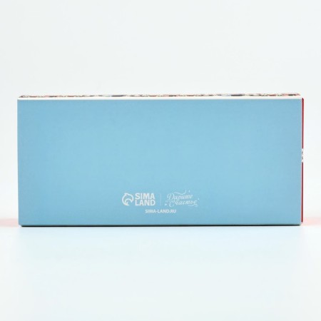 Box for 3 sweets with cells "New Year's Stories", 13.3 x 3.3 x 5.8 cm, New Year-5