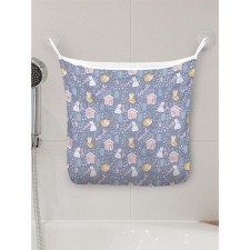 Organizer in a bath on suction cups “houses in the forest”, for storing toys and trifles, size 33x39 cm