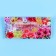 Money envelope "Congratulations!" Transparent PVC, flowers, 16 x 8 cm