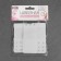 Flasp-upsurger for a bra, 3 rows 3 hooks, 5 × 10.5 cm, 3 pcs, white color