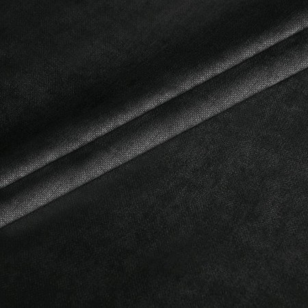 Set of curtains "Soft", size 240 x 270 cm - 2 pcs, grab - 2 pcs, black-2