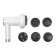 Body massager KZ 1427, electric, vibration, 7 watts, 5 modes, 5 nozzles, from AKB 1068742