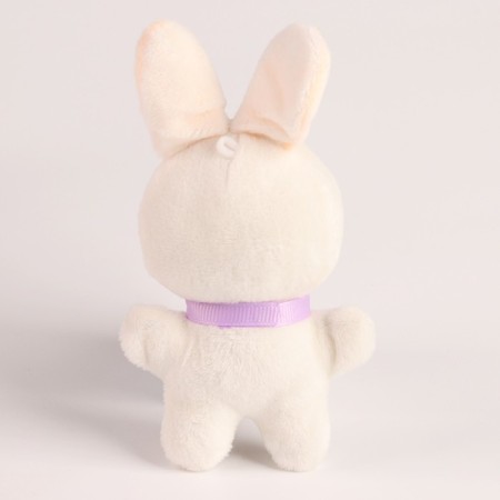 Soft toy "lovely bunny" in a set with stickers, mix-3