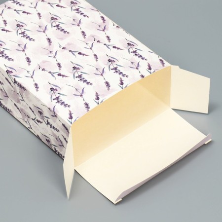 Gift folding box, packaging, “lavender”, 16 x 23 x 7.5 cm-2