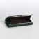 Women's wallet on a magnet, the color is dark green
