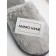 Slippers female closed nose, size 36-38, color gray color