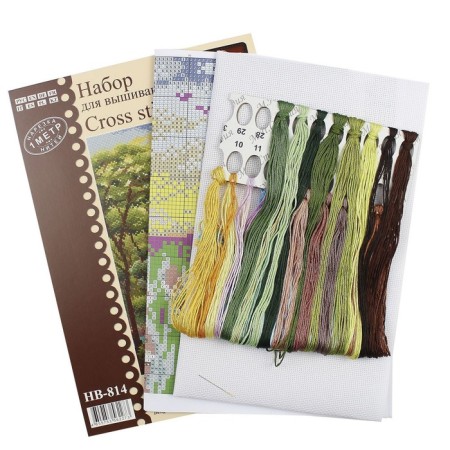 Set for embroidery "Cool waterfall"-4
