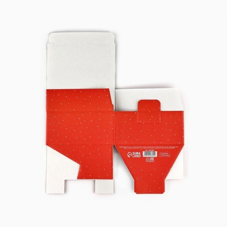 Folding box "Bullfires", 15 x 15 x 7 cm, new year-5