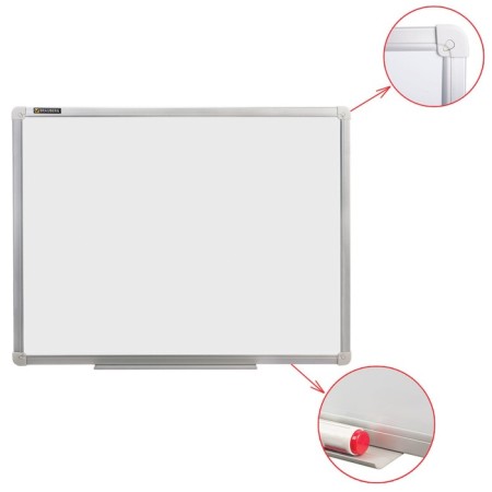 Board Magnetic Marker Standard, 45 x 60 cm, aluminum frame, warranty of 10 years-2