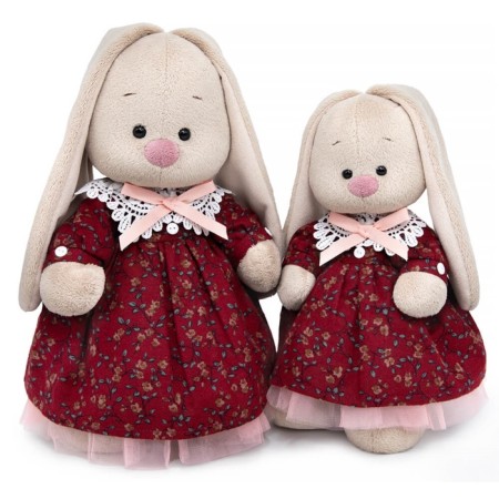 Soft toy "Bunny mi in a dress with a lace collar (large), 32 cm STM-650-5