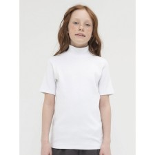 T -shirt for girls, height 116 cm, white color