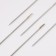 Sewing needles No. 1/5, d = 0.93 mm, 5 cm, with a golden ear, 10 pcs