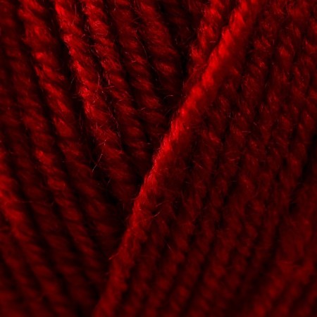Yarn "Superlana Klasik" 25% wool, 75% acrylic 280m/100g (56 red)-3