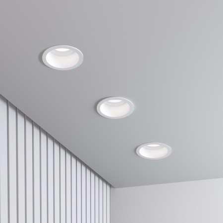 Builtrous lamp Elektrostandard, Hide, 51x85x85 mm, GU10, white color-2