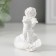 Polystone souvenir "Snowty angel with a violin on the leaf" 6.2x6.4x3.3 cm