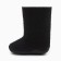 Baby boots with rubber sole, black color, size 26