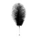 Ostrich -toyfa Theatre feather, Black color, 40 cm