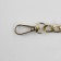 A chain for a bag, flat, with carbines, aluminum, 9 × 14 mm, 120 cm, gold color